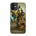 Дизайнерский пластиковый чехол для Iphone 12 Mini World of warcraft