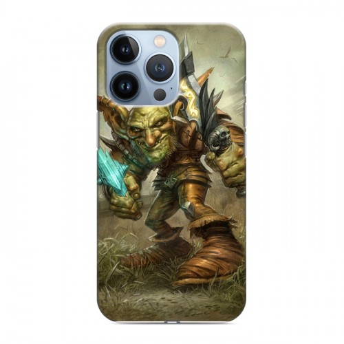 Дизайнерский силиконовый чехол для Iphone 13 Pro World of warcraft