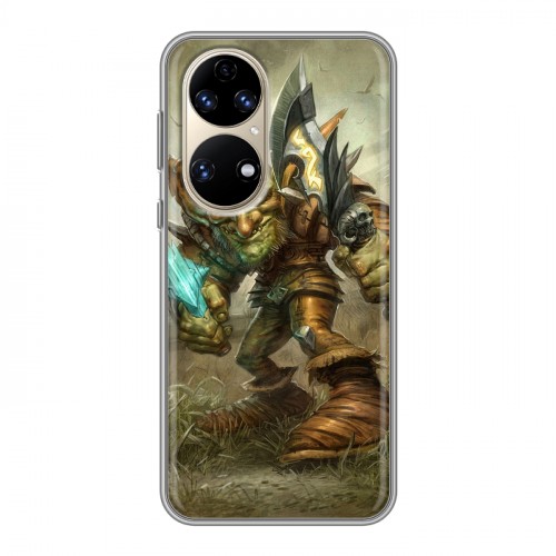 Дизайнерский силиконовый чехол для Huawei P50 Pro World of warcraft