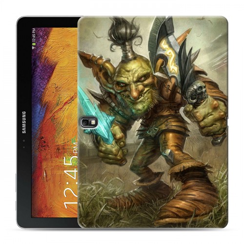 Дизайнерский силиконовый чехол для Samsung Galaxy Note 10.1 2014 editon World of warcraft