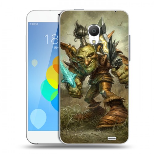 Дизайнерский силиконовый чехол для  Meizu MX3 World of warcraft