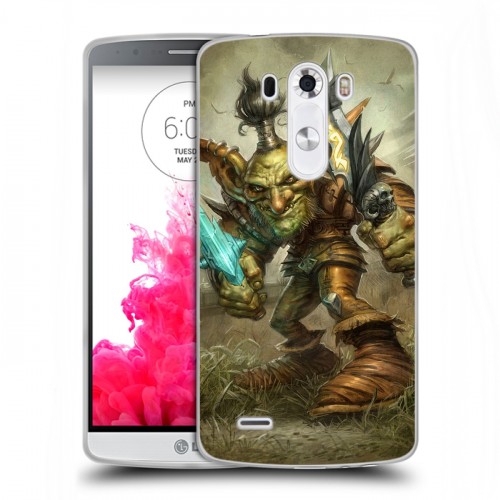 Дизайнерский пластиковый чехол для LG G3 (Dual-LTE) World of warcraft