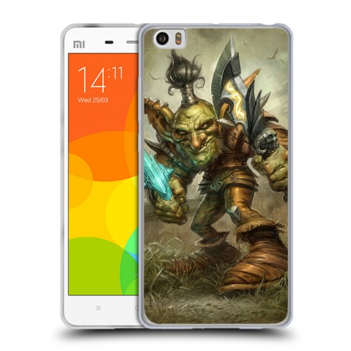 Дизайнерский силиконовый чехол для Xiaomi Mi Note World of warcraft