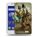 Дизайнерский пластиковый чехол для Lenovo A328 World of warcraft