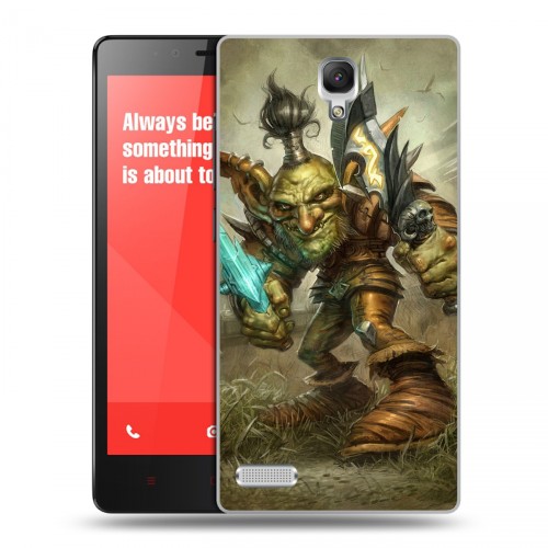 Дизайнерский пластиковый чехол для Xiaomi RedMi Note World of warcraft