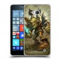 Дизайнерский пластиковый чехол для Microsoft Lumia 640 World of warcraft