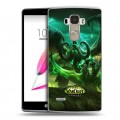 Дизайнерский силиконовый чехол для LG G4 Stylus World of warcraft