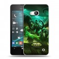 Дизайнерский пластиковый чехол для Microsoft Lumia 550 World of warcraft