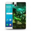 Дизайнерский пластиковый чехол для Huawei ShotX World of warcraft