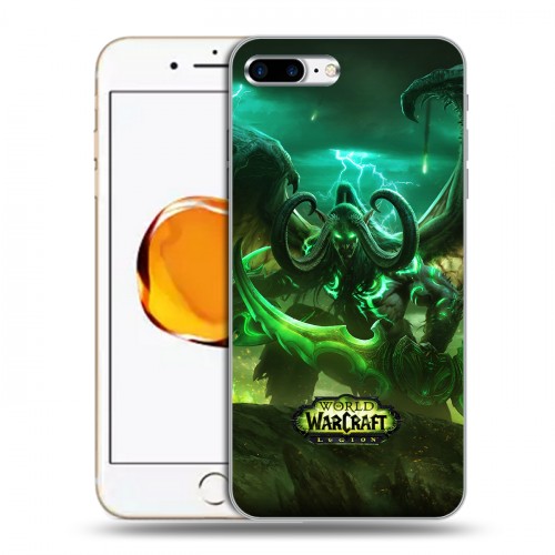 Дизайнерский пластиковый чехол для Iphone 7 Plus / 8 Plus World of warcraft