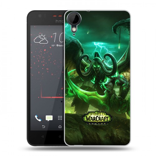 Дизайнерский пластиковый чехол для HTC Desire 825 World of warcraft