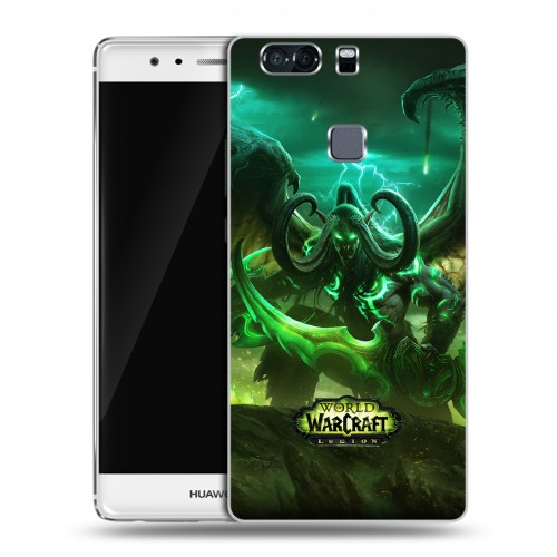 Дизайнерский пластиковый чехол для Huawei P9 Plus World of warcraft