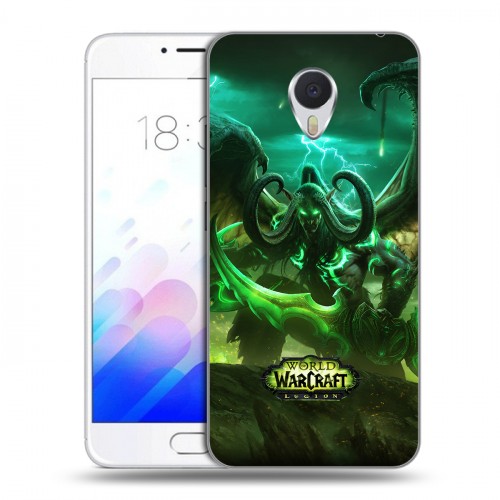 Дизайнерский пластиковый чехол для Meizu M3E World of warcraft