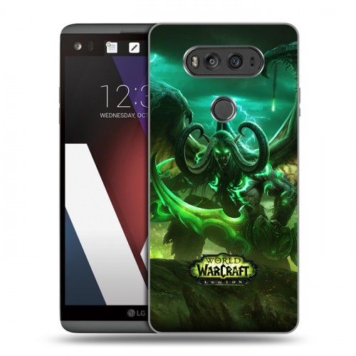 Дизайнерский пластиковый чехол для LG V20 World of warcraft