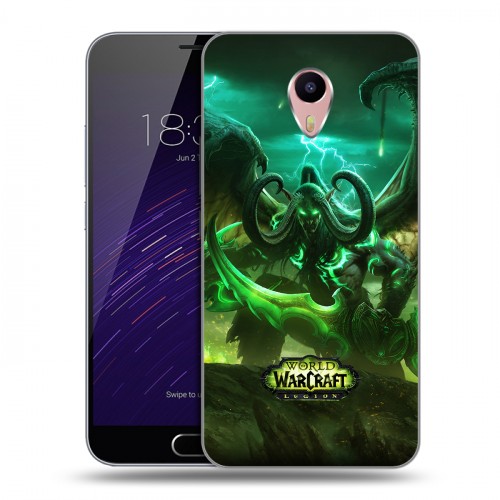 Дизайнерский пластиковый чехол для Meizu M3 Max World of warcraft