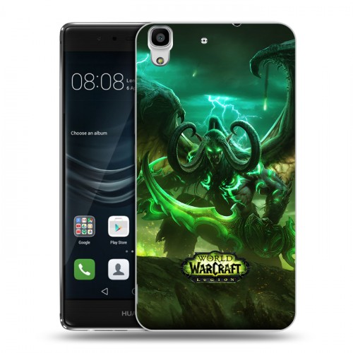 Дизайнерский пластиковый чехол для Huawei Y6II World of warcraft