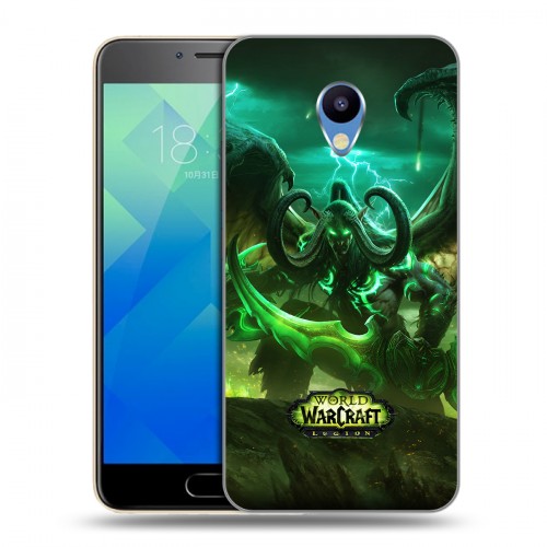 Дизайнерский пластиковый чехол для Meizu M5 World of warcraft