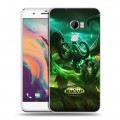 Дизайнерский пластиковый чехол для HTC One X10 World of warcraft