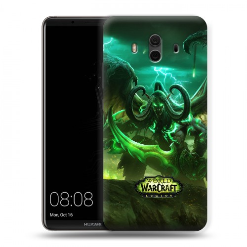 Дизайнерский пластиковый чехол для Huawei Mate 10 World of warcraft