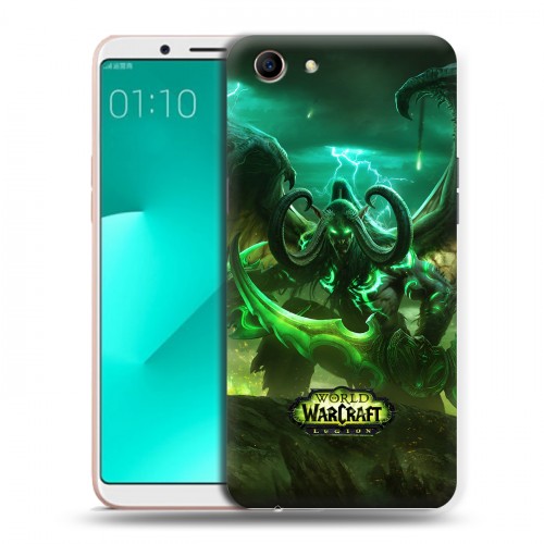 Дизайнерский пластиковый чехол для OPPO A83 World of warcraft