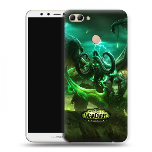 Дизайнерский пластиковый чехол для Huawei Y9 (2018) World of warcraft