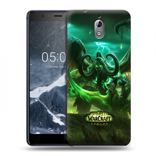 Дизайнерский пластиковый чехол для Nokia 3.1 World of warcraft