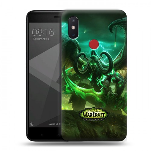 Дизайнерский пластиковый чехол для Xiaomi Mi8 SE World of warcraft