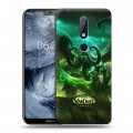 Дизайнерский пластиковый чехол для Nokia 6.1 Plus World of warcraft