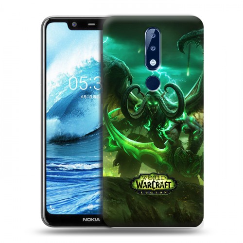 Дизайнерский силиконовый чехол для Nokia 5.1 Plus World of warcraft