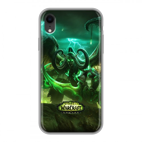 Дизайнерский силиконовый чехол для Iphone Xr World of warcraft