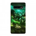 Дизайнерский силиконовый чехол для Samsung Galaxy S10 World of warcraft