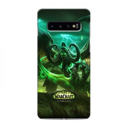 Дизайнерский силиконовый чехол для Samsung Galaxy S10 World of warcraft