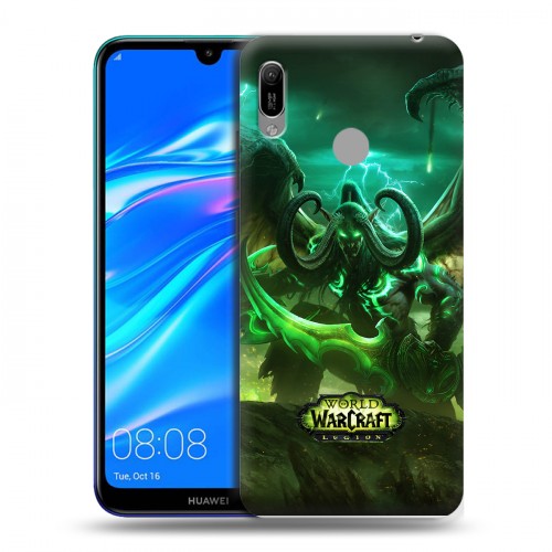 Дизайнерский пластиковый чехол для Huawei Y6 (2019) World of warcraft