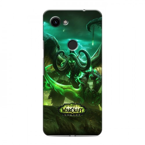 Дизайнерский пластиковый чехол для Google Pixel 3a World of warcraft