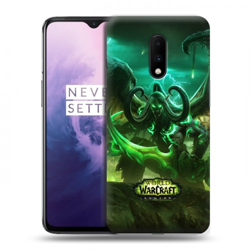 Дизайнерский пластиковый чехол для OnePlus 7 World of warcraft