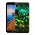 Дизайнерский силиконовый чехол для Xiaomi RedMi 7A World of warcraft