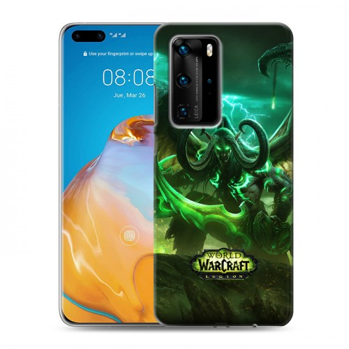 Дизайнерский пластиковый чехол для Huawei P40 Pro World of warcraft