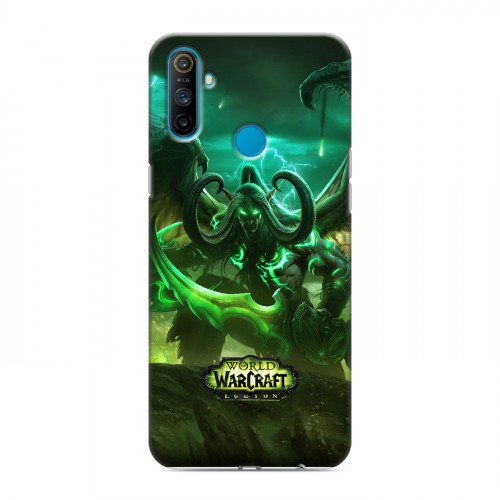 Дизайнерский силиконовый чехол для Realme C3 World of warcraft