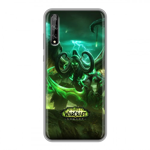 Дизайнерский силиконовый чехол для Huawei Y8p World of warcraft