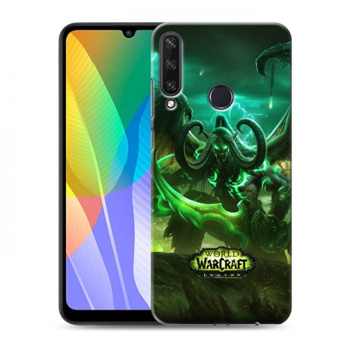 Дизайнерский пластиковый чехол для Huawei Y6p World of warcraft