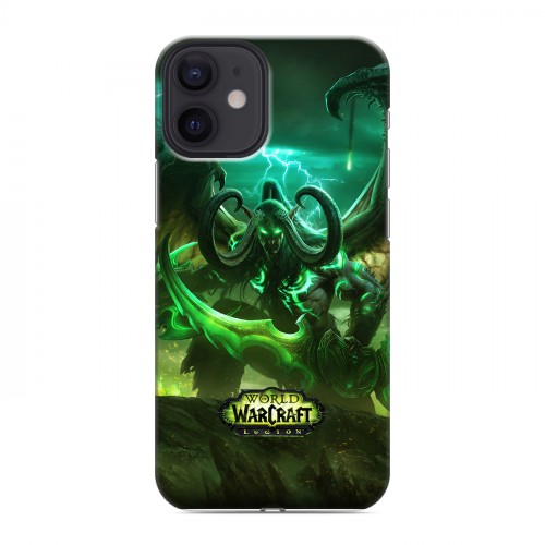 Дизайнерский силиконовый с усиленными углами чехол для Iphone 12 Mini World of warcraft