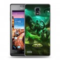 Дизайнерский пластиковый чехол для Huawei Ascend P1 World of warcraft