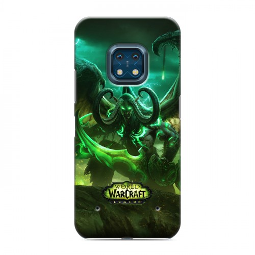 Дизайнерский силиконовый с усиленными углами чехол для Nokia XR20 World of warcraft