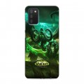 Дизайнерский силиконовый с усиленными углами чехол для Samsung Galaxy A03s World of warcraft