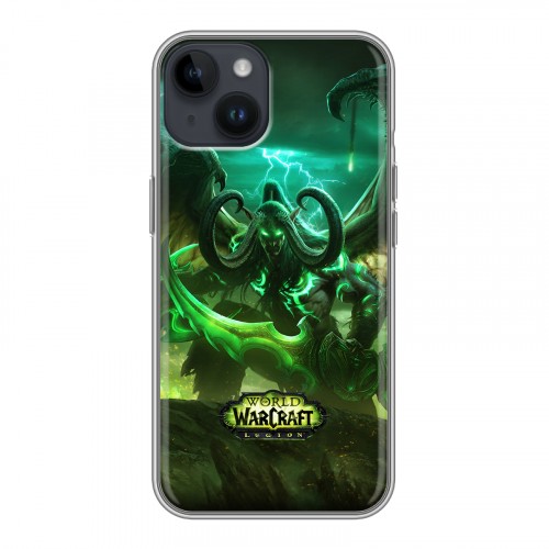 Дизайнерский пластиковый чехол для Iphone 14 World of warcraft