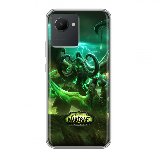 Дизайнерский силиконовый чехол для Realme C30 World of warcraft