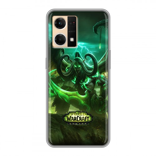 Дизайнерский силиконовый чехол для OPPO Reno7 World of warcraft