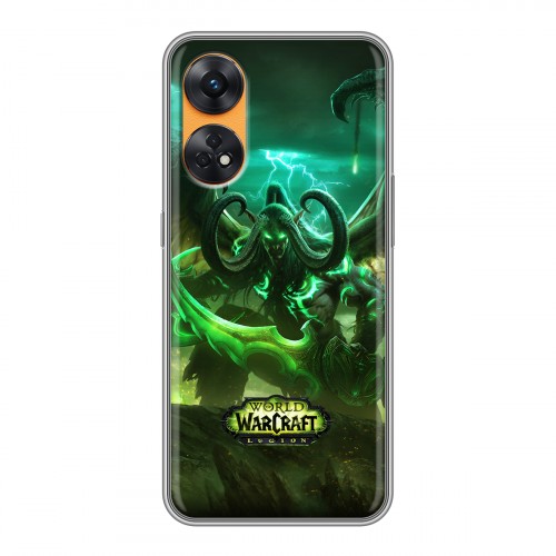 Дизайнерский силиконовый чехол для OPPO Reno8 T World of warcraft