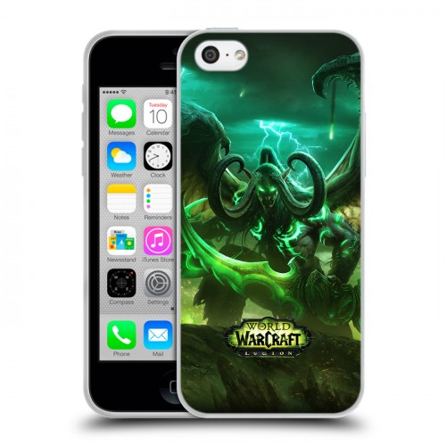 Дизайнерский пластиковый чехол для Iphone 5c World of warcraft