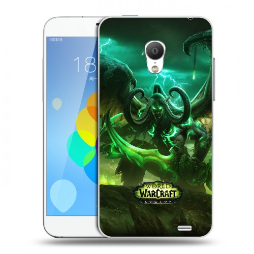 Дизайнерский силиконовый чехол для  Meizu MX3 World of warcraft